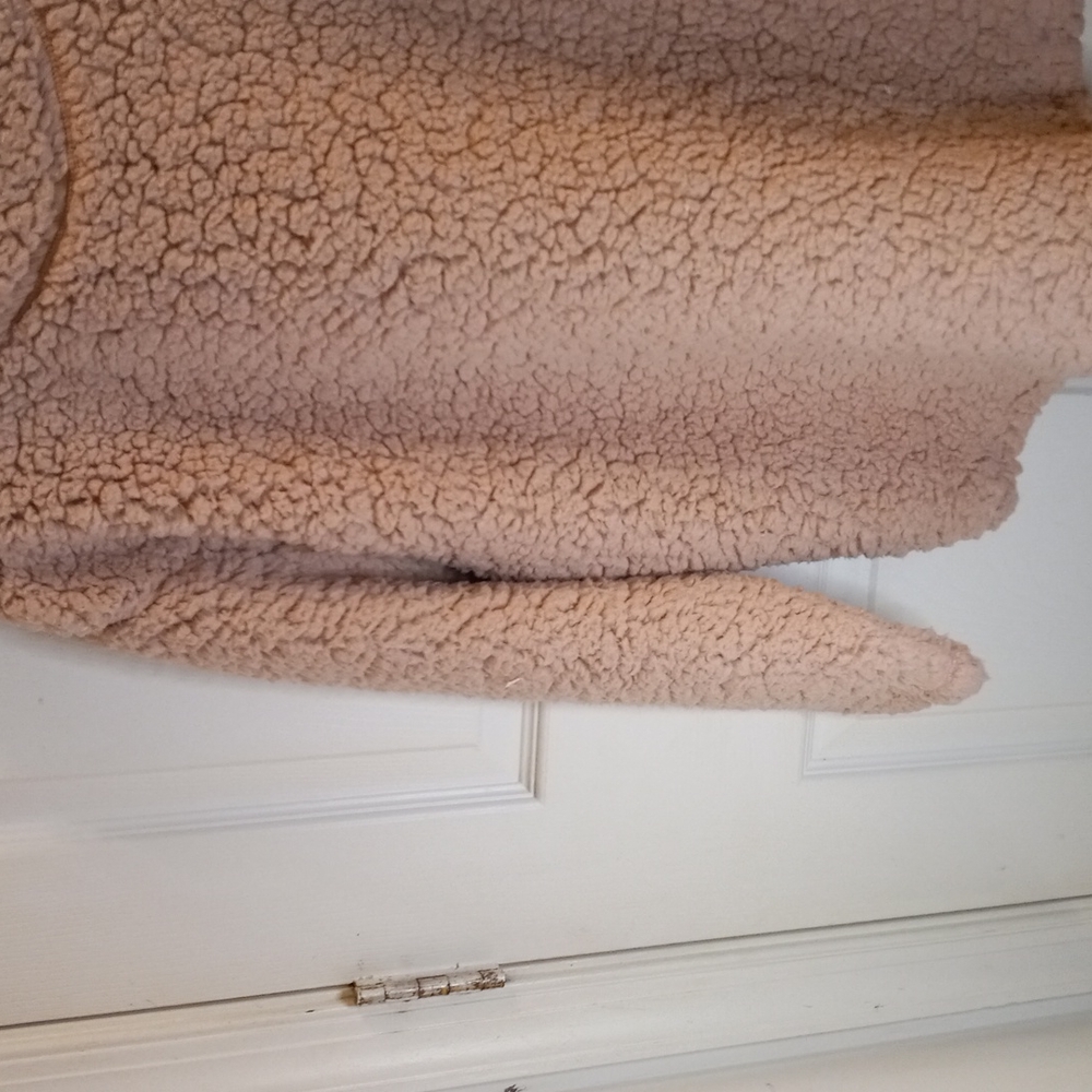 Ruby Red Sherpa Jacket 1/4 Zip - L - Picture 7 of 7